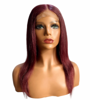 Burgundy Straight wig 16” PRENEUR
