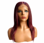 Burgundy Straight wig 16”