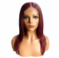 Burgundy Straight wig 16”