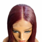 Burgundy Straight wig 16”